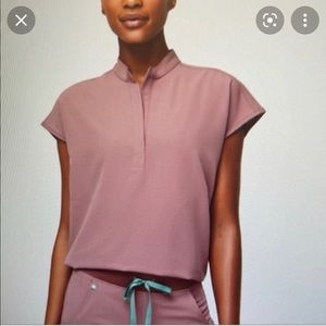 Figs mineral mauve scrub set: xs Rafaela, s Zamora